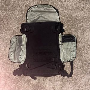 Black Tactical Backpack Organizer - Men's Utility Bag